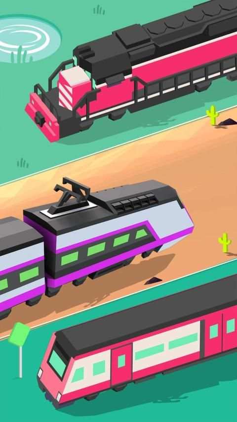 3D Train.IO Game 2019 स्क्रीनशॉट 2