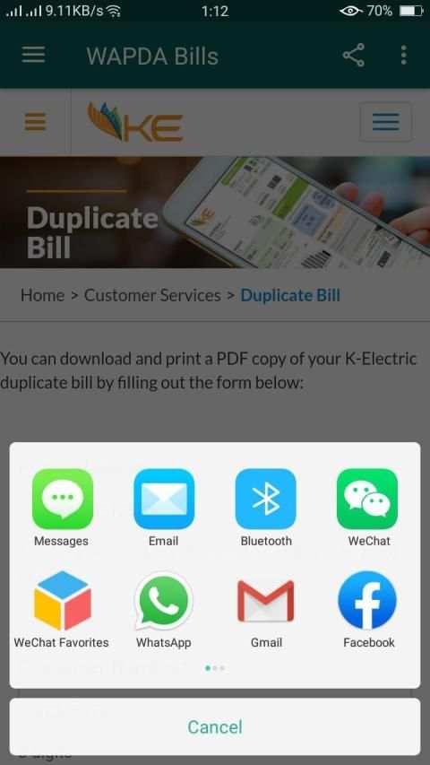 WAPDA Bills screenshot 2
