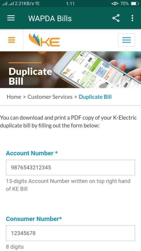 WAPDA Bills screenshot 3