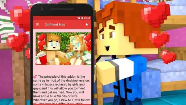 Girlfriend Mod and Boyfriend Mod for MCPE screenshot 1