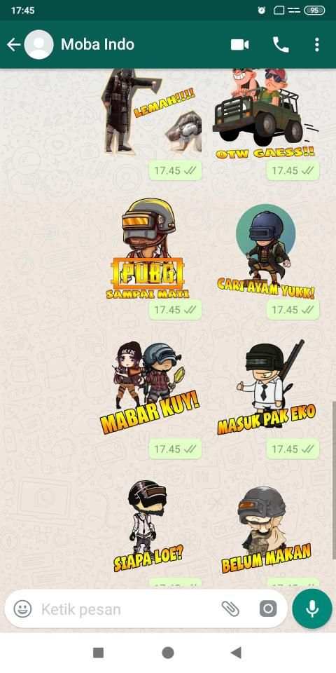 stickers P.U.B.G for WA screenshot 1