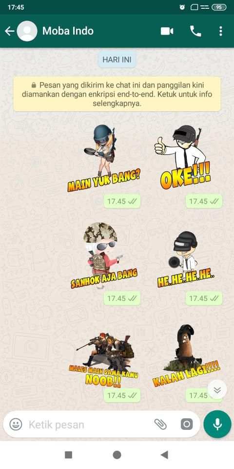 stickers P.U.B.G for WA screenshot 2