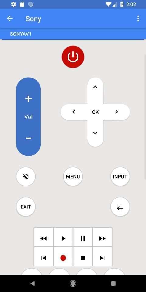 Sony AV System Remote screenshot 3