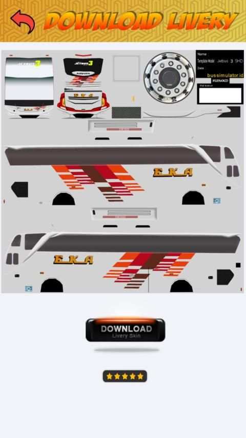Livery Eka Jetbus 3 screenshot 1