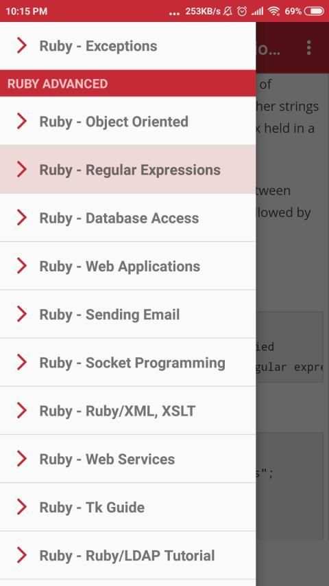 RUBY Tutorial screenshot 3