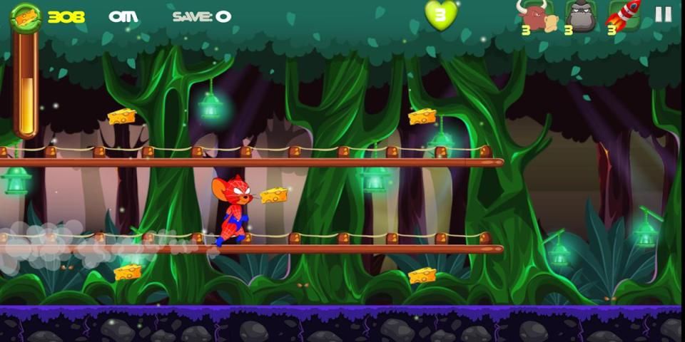 Spider Jerry Adventure Run screenshot 6