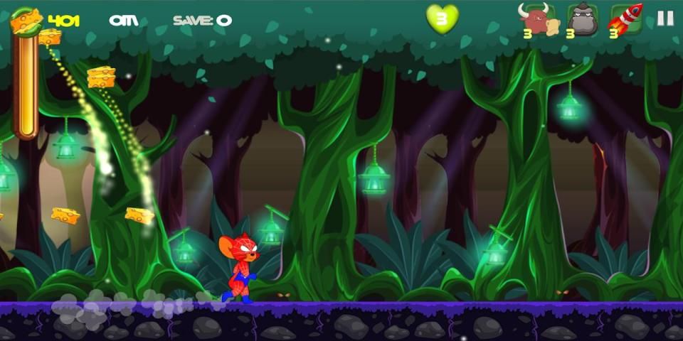 Spider Jerry Adventure Run screenshot 3
