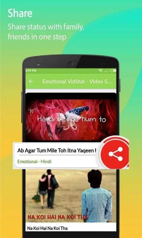 VidStat - Video Song Status screenshot 1