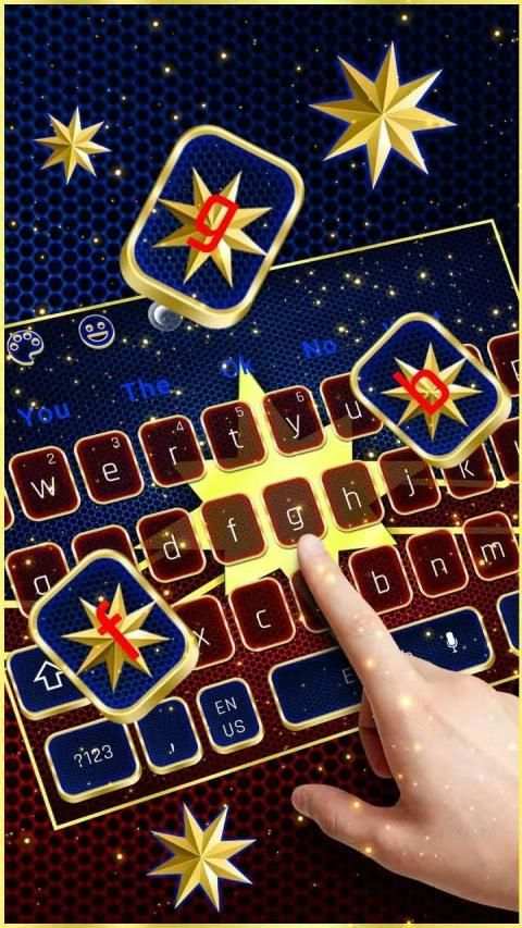 Amazing Superhero Keyboard Theme स्क्रीनशॉट 2
