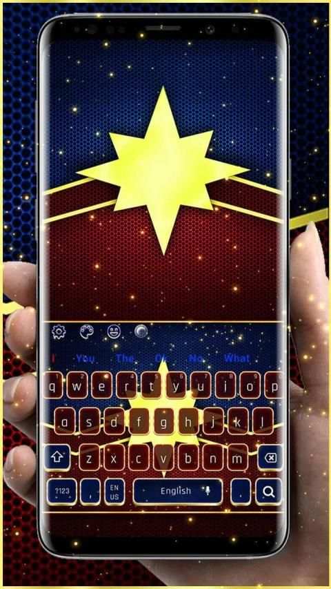 Amazing Superhero Keyboard Theme स्क्रीनशॉट 3
