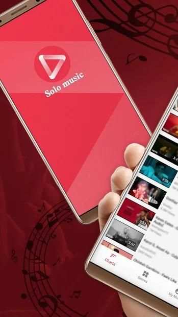 Solo Music - Free Online & Offline Music player स्क्रीनशॉट 1