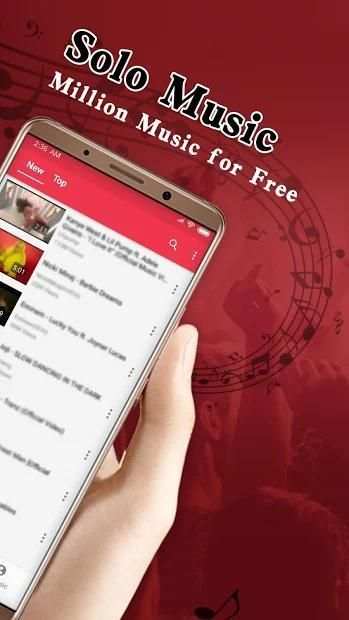 Solo Music - Free Online & Offline Music player स्क्रीनशॉट 2