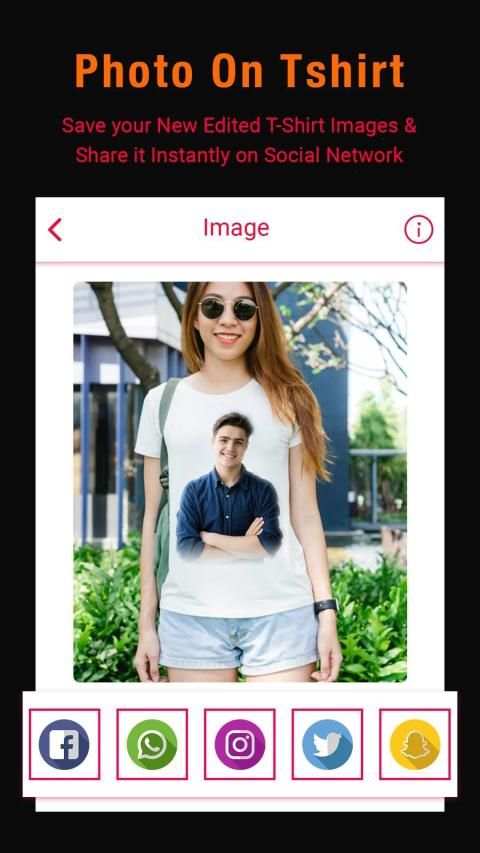 Photo On T Shirt - Personalized T Shirts screenshot 1