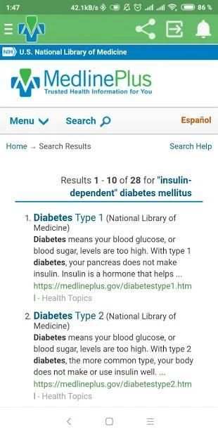 Medlineplus App screenshot 5