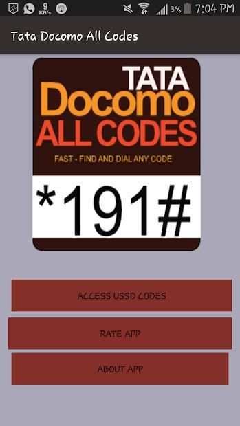 Tata Docomo All Codes स्क्रीनशॉट 4