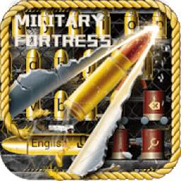 Military Gun Bullets Keyboard 10001003