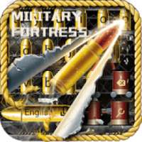 Militer Gun Bullets Keyboard