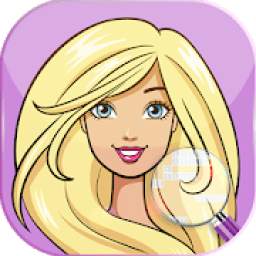 Barbie Color By Number - Barbie Games For Girls