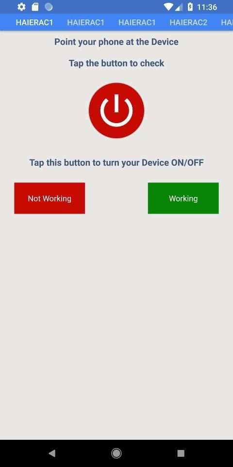 Haier AC Remote Control App screenshot 3