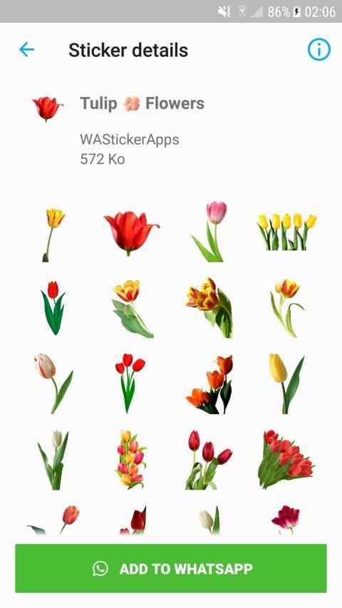 WAStickerApps - Flowers * Roses screenshot 2