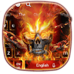 Flame Skull Keyboard आइकन