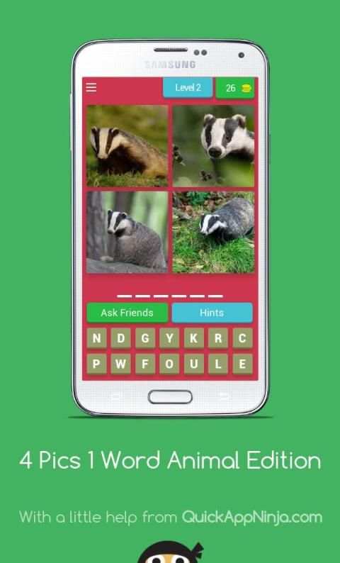 4 Pics 1 Word Animal Edition screenshot 18