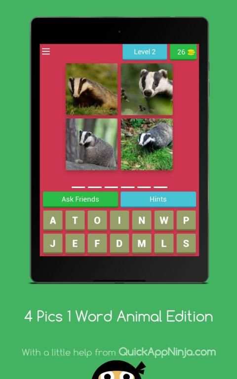 4 Pics 1 Word Animal Edition screenshot 5