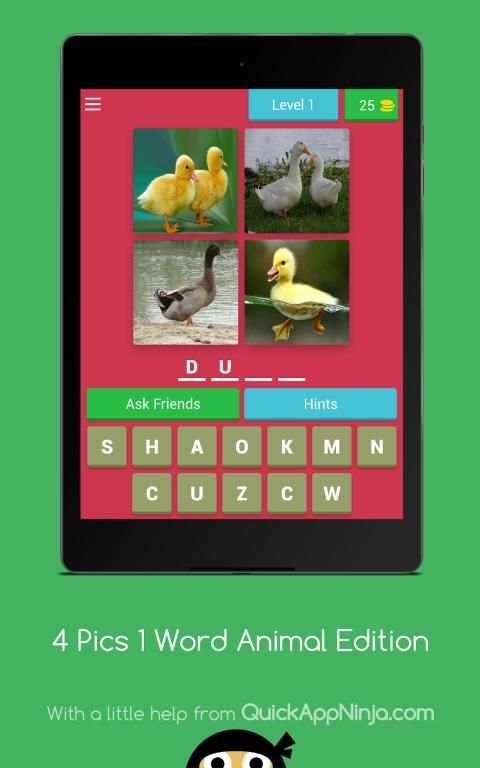 4 Pics 1 Word Animal Edition screenshot 8