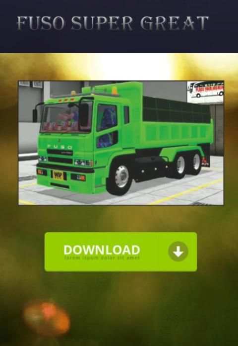 Mod Truck Fuso Super Great screenshot 4