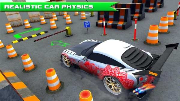 Sports Car Parking 3D: Real Driving School स्क्रीनशॉट 9