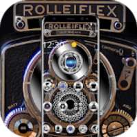 Silver Metallic Camera Lens Theme