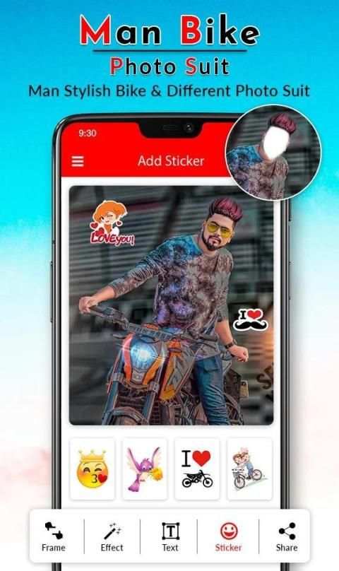 Bike Photo Suit - Bike Photo Frame स्क्रीनशॉट 2