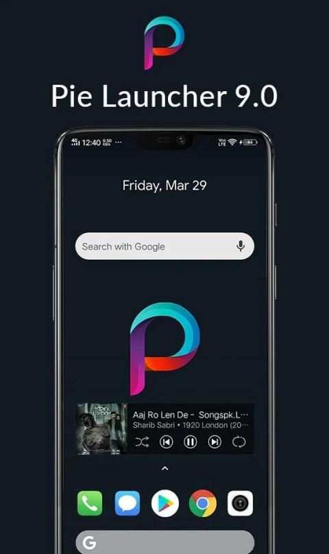 Pie 9.0 Launcher -2019 screenshot 1