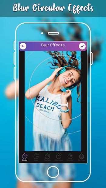 DSLR HD Camera Blur Photo Editor screenshot 2