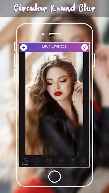 DSLR HD Camera Blur Photo Editor screenshot 1
