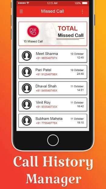 Call History Manager: Call Log Manager स्क्रीनशॉट 4