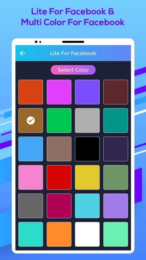 Lite For Facebook & Multi Color For Facebook screenshot 4