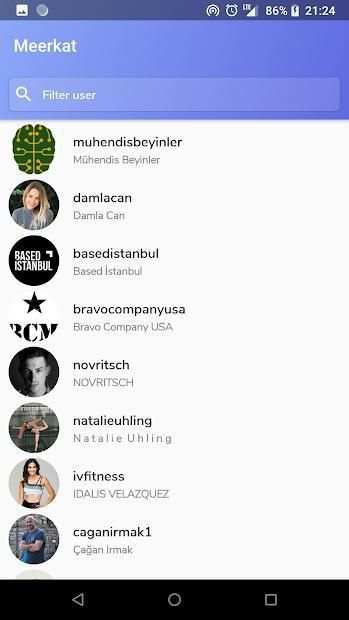 Meerkat - Stalker for Instagram screenshot 3