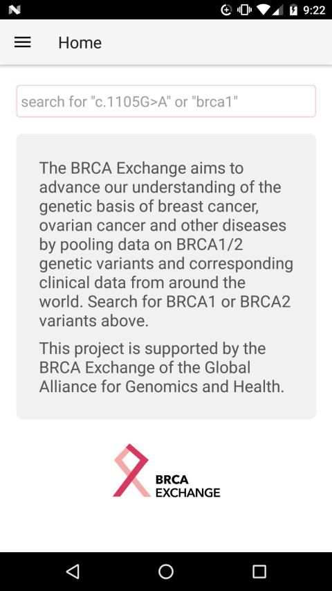 BRCA Exchange स्क्रीनशॉट 8