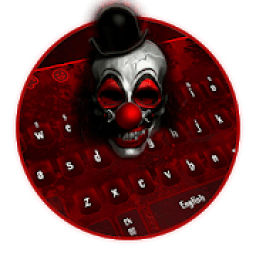 ikon Red Horror Blood Clown Keyboard Theme