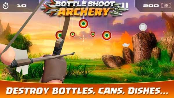 Bottle Shoot Archery screenshot 1