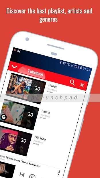 Free Music for YouTube : Tubetool (Musicland) screenshot 4