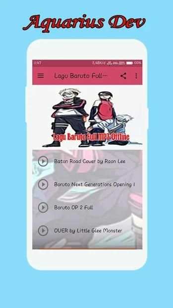 Lagu Opening Baruto Full MP3 Offline screenshot 4