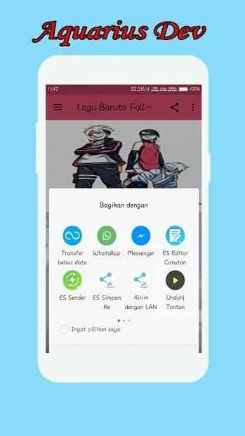 Lagu Opening Baruto Full MP3 Offline screenshot 1