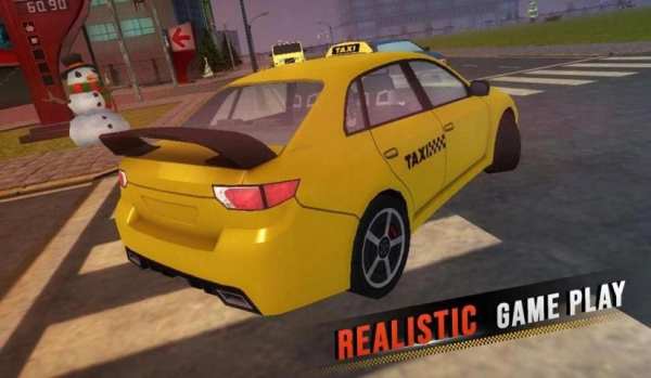 Christmas Taxi Driving Simulator screenshot 6