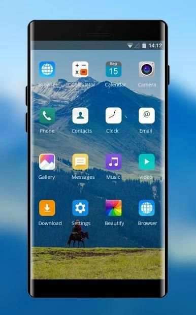 Tema untuk samsung galaxy muda 2 gunung screenshot 3