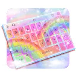 Colorful Rainbow Keyboard Theme