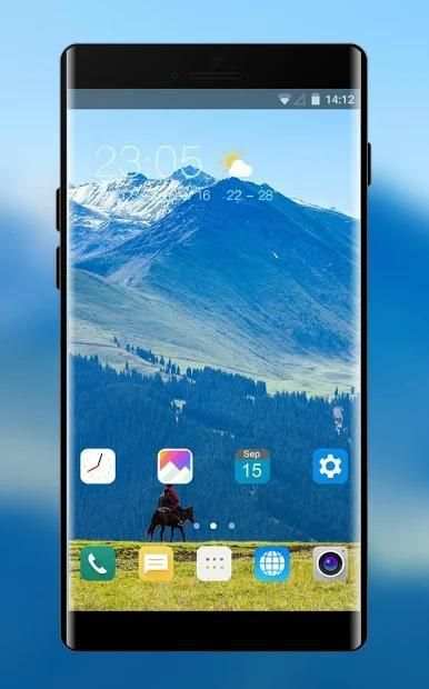 Tema untuk samsung galaxy muda 2 gunung screenshot 4