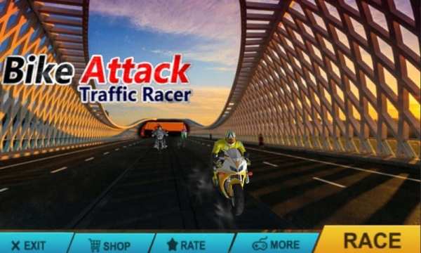 Bike Attack : Traffic Racer स्क्रीनशॉट 5