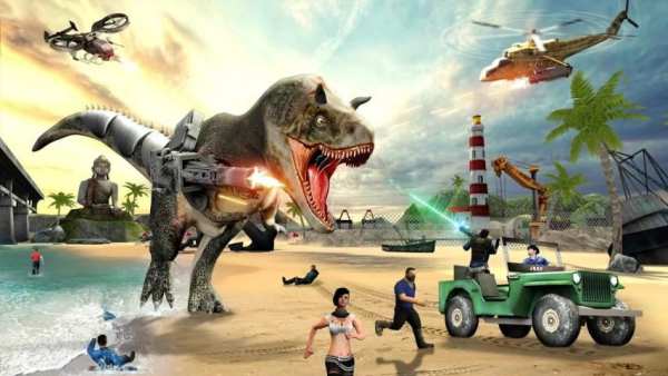 Dino T-Rex Simulator 3D screenshot 11